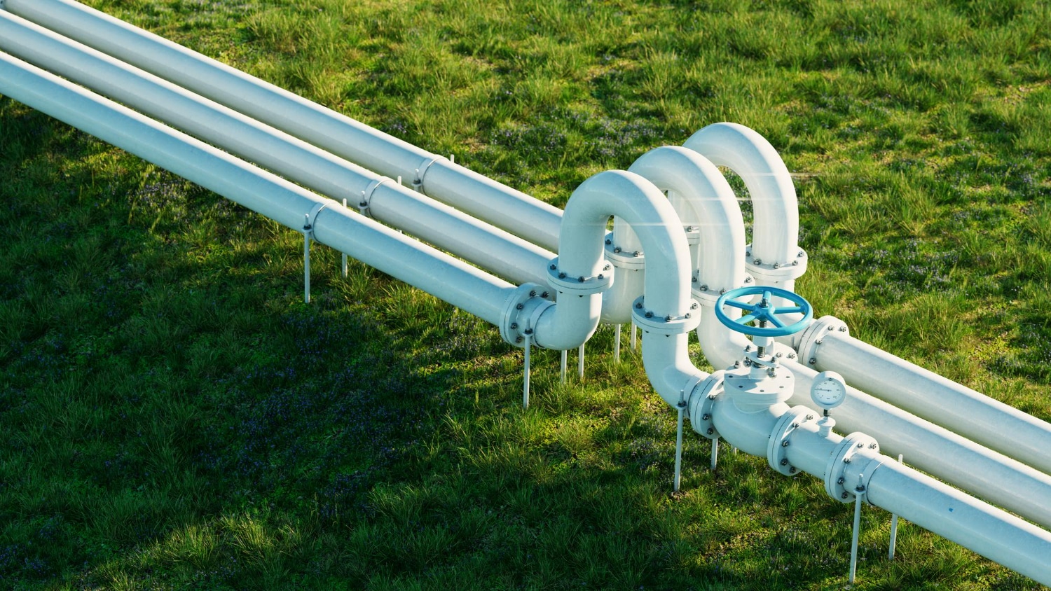 white-gas-oil-pipeline-lush-grassy-background-3d-rendering